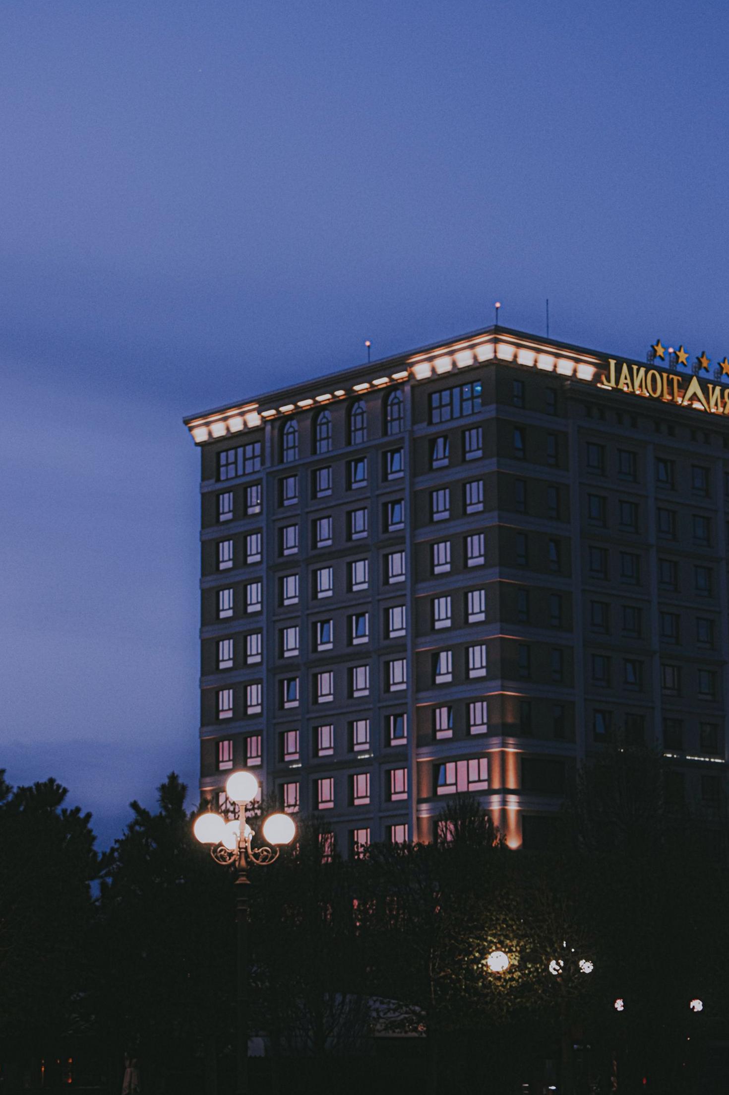 Hotel Exterior Dusk